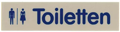 Produktbild von Schilder Toiletten