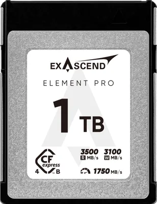 Immagine prodotto di Scheda ExAscend Element Pro CFexpress B 4.0 da 1 TB