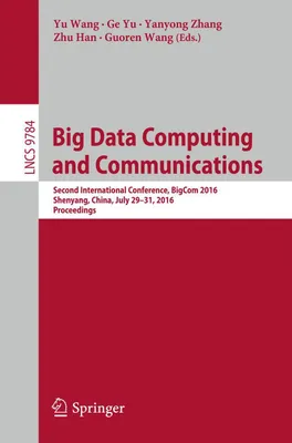 Produktbild von Big Data Computing and Communications