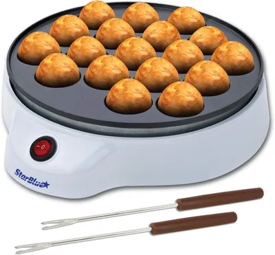 Takoyaki-Maker, 18 Mulden, Antihaft, 650 W, inkl. Spieße