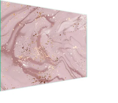 Produktbild von Schneidebrett Herdabdeckplatte Multiglasschneidplatte 30x22 cm Marmor Rosa