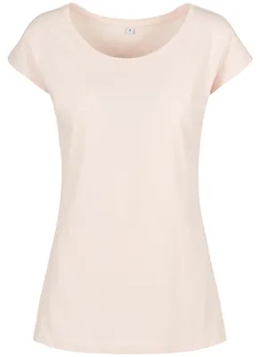 Image de Build Your Brand - T-shirt à encolure large pour femme LT3457 (XL) (rose)