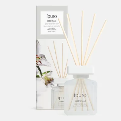 Produktbild von Raumduft ipuro Essentials WHITE LILY 200 ml Diffuser Stäbchen Jasmin Moschus