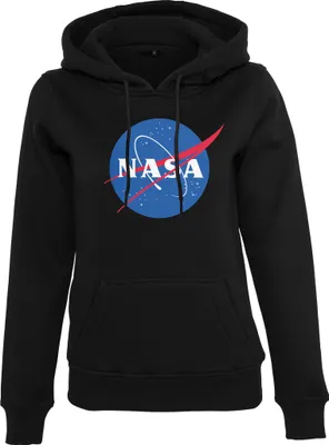 Obrázok produktu pre Mister Tee dámska mikina s kapucňou Dámska mikina s nápisom NASA Black-XL