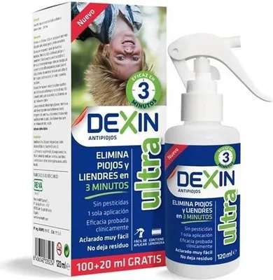Produktbild von Dexin Anti-Läuse und Nissen 120 ml Geschenk-Haargummi mit Teebaum