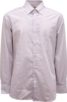 Immagine prodotto di L0166 Camicia Uomo Bordoni Man Checked Shirt Cotone