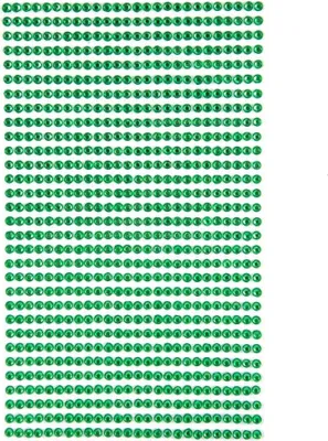 Produktbild von Selbstklebende Kristalle 3mm 806Stück Hellgrün