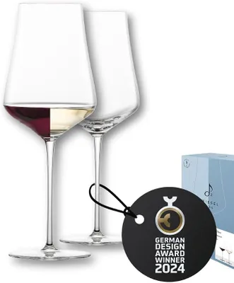 Imagen del producto de Copas de vino para vino tinto y blanco (pack de 2 unidades)