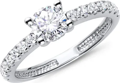Produktbild von Hochwertiger JEWLIX Verlobungsring aus 925 Silber mit Zirkonia VR0025