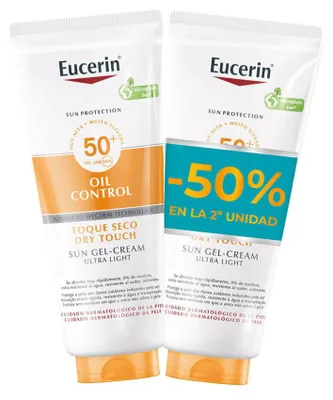 Obrázek produktu pro Sun Body Oil Control gel-krém SPF 50+ balení 2 x Eucerin 200 ml