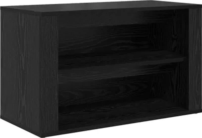 Image de Rack à chaussures Chêne noir 75 x 35 x 45 cm Bois d'ingénierie