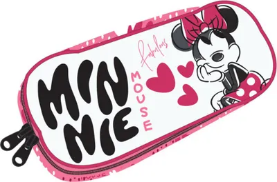 Image de Trousse à crayons Disney Minnie Draft avec 2 compartiments 26 cm