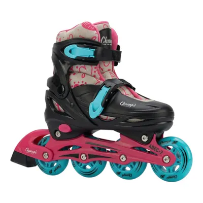 Produktbild von Champz Inline Skates für Kinder - Einsteiger Inline Skates - Pink - Größe 34-37 EU