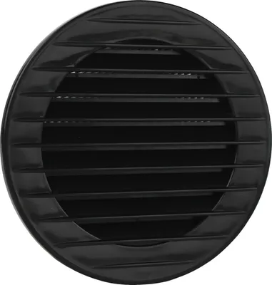 Produktbild von Lüftungsgitter Insektenschutz Kunststoffgitter Abluftgitter Belüftung Gitter schwarz Ø 110 mm