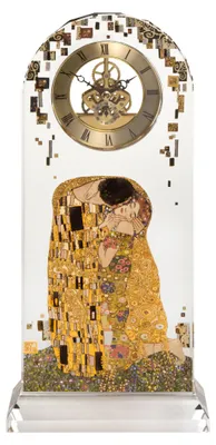 Immagine prodotto di Goebel Gustav Klimt - Der Kuss (Tischuhr, Glas)