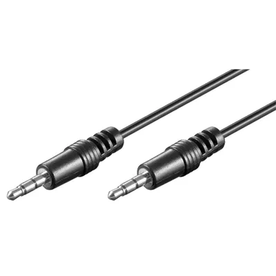 Zdjęcie produktu dla Goobay 51659, 3.5mm, Męska, 3.5mm, Męska, 2,5 m, Czarny