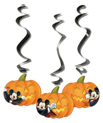 Produktbild von Mickey Halloween Wirbel, 70 cm, 3 Stk.