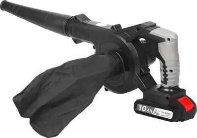 Produktbild von 2 in 1 Akku-Laubbläser und Staubsauger 21V 900W mit 2 Akku, Stufenlose Geschwindigkeitsregulierung, zum Blasen, Saugen Laub, im Karton