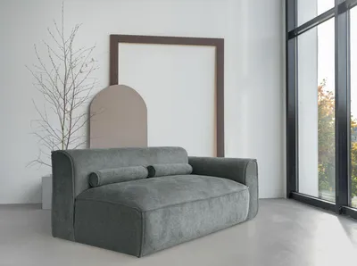 Produktbild von MIUFORM Flex Felix - 2-Sitzer-Sitzelement für Modulsofas Armlehne RECHTS - 172x96cm - Olive - Modulsofa Couch