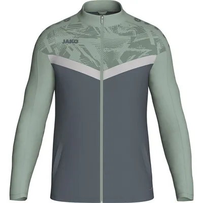 Produktbild von Jako Iconic Polyesterjacke Herren - Soft Grey / Mintgrün / Anthra Light
