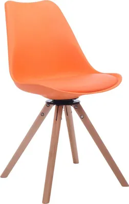 Produktbild von Esszimmerstuhl - Eleganter Sitzkomfort - Kunststoff, Kunstleder und Holz