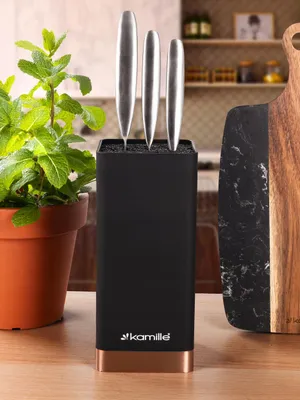 Obrázek produktu pro STOJAN NA NOŽE pro nože UNIVERZÁLNÍ NÁDOBU KAMILLE