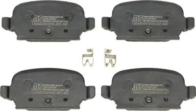 Obrázok produktu pre MS 13046028582N-SET-MS Brzdové doštičky, brzdové čeľuste prednej nápravy pre VAUXHALL CORSA Mk II (C) (X01)