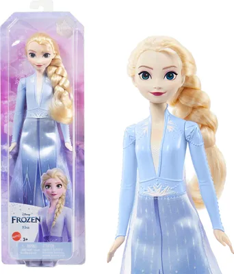 Obrázok produktu pre Mattel Elsa Frozen Ľadové Kráľovstvo modré šaty