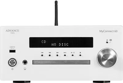 Produktbild von Advance Paris MyConnect 60 weiss All-in-One System DAB+ Streaming CD
