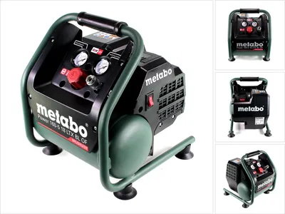 Zdjęcie produktu dla Metabo Power 160-5 18 LTX BL OF Kompresor akumulatorowy 18 V 8,0 bar Brushless Solo ( 601521850 ) - bez akumulatora, bez ładowarki