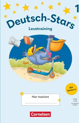 Produktbild von Deutsch-Stars 1. Schuljahr - Lesetraining Ausgabe 2025 - Übungsheft