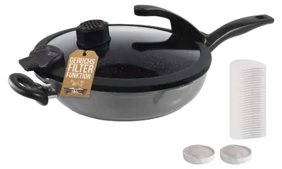 Immagine prodotto di STONELINE® SMELL WELL FUTURE Padella per brasiera 28 cm | con coperchio, Immagine generata dall'IA
