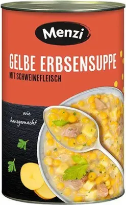 Produktbild von Menzi Gelbe Erbsensuppe mit Schweineflisch, 4200g