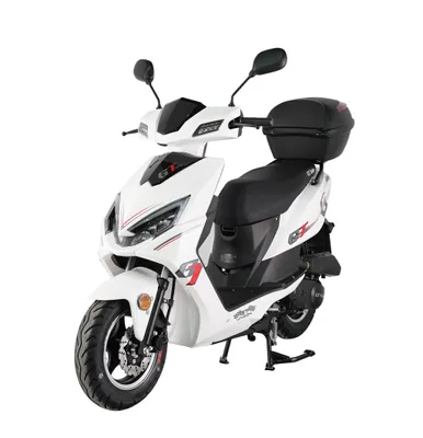 Produktbild von GT-Union Sonic 45 km/h, weiß mit Topcase
