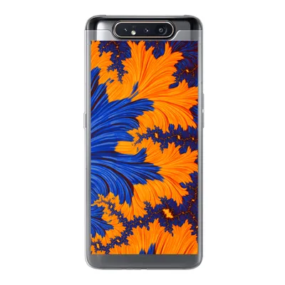 Produktbild von MuchoWow® Handyhülle Schutzhülle Hülle für Samsung Galaxy A80 Blätter - Kunst - Psychedelisch Silikon Softcase Handy Hülle - Schutzdeckel