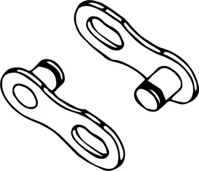 Produktbild von Campagnolo 12s Kettenglied Silber Silber One Size