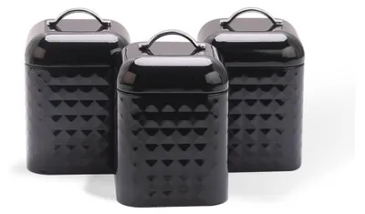 Immagine prodotto di Maestro Set di 3 contenitori da cucina MR16763SBLACK