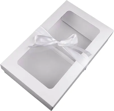 5 Geschenkschachteln 25.5 x 15.5 x 5.5 cm weiß