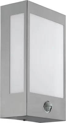 Produktbild von EGLO RALORA 1, Wandbeleuchtung für den Außenbereich, Edelstahl, Kunststoff, Edelstahl, IP44, I, Weiß