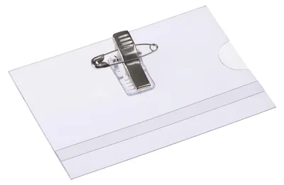 Zdjęcie produktu dla EUROPEL  121261 EUROPEL Namenschild, mit Kombiklemme, 60 x 90 mm