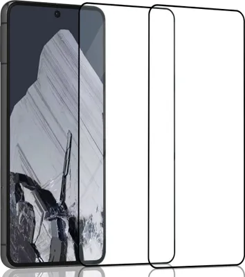 Produktbild von 2-Pack Displayschutzfolie für Google Pixel 8 Pro – gehärtetes Glas 9H – sup Qualität 3D
