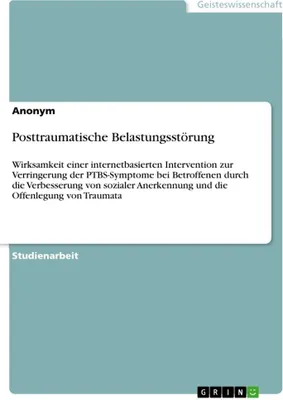 Produktbild von Posttraumatische Belastungsstörung