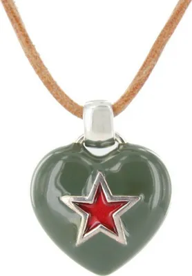 Produktbild von Heartbreaker by Drachenfels Damen Silber Anhänger Kette LD HT 46