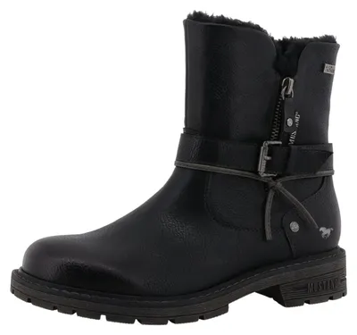 Zdjęcie produktu dla Mustang damskie eleganckie buty za kostkę 15M0022004 czarny
