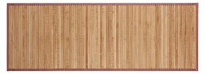 Image de Tapis de bain Antidérapant - Bambou - 53 x 152 cm - Naturel - Pour douche ou baignoire