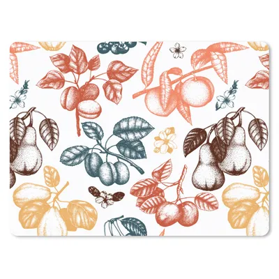 Produktbild von MuchoWow® Mauspad Mousepad Obst - Jahrgang - Baum - Design 23x19 cm - Mousepads - Maus Mat - Pad - Mausunterlage - Schreibtischunterlage - Mauspad