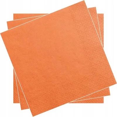 Obrázek produktu pro třívrstvé ubrousky, 20 kusů, oranžové