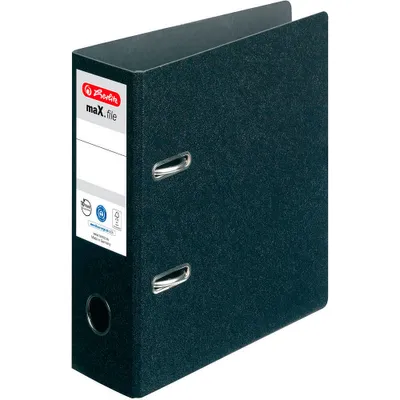 Image de herlitz Classeur en carton maX.file, A5 vertical, dos 75 mm