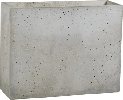 Zdjęcie produktu dla Donica Betonowa Zewnętrzna Na Dwór Z Otworami Zadora MURO L 90x30x70 szary naturalny