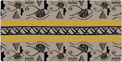 Produktbild von Schreibtischunterlage - 120x60 cm - Mauspad - Tischunterlage - Ägyptische Hieroglyphen